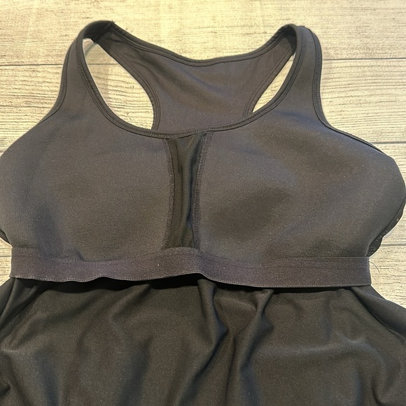 Women’s Athleta black racerback tank top approx size L see measurements - Picture 12 of 12